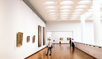 Museum Space with Patrons